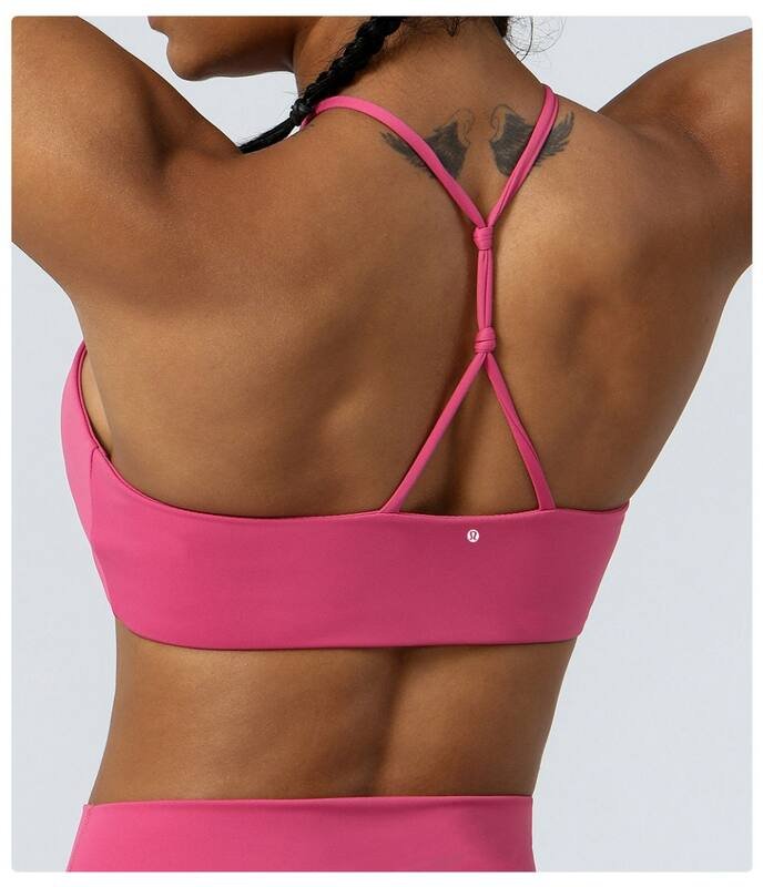 Lululemon sports bra yoga brown
