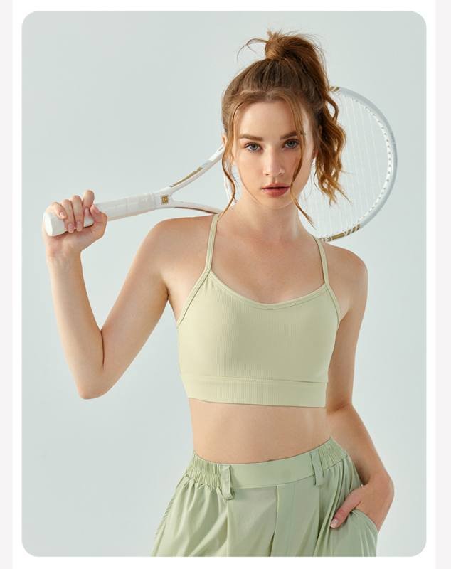 Lululemon soutien-gorge de sport yoga blanc