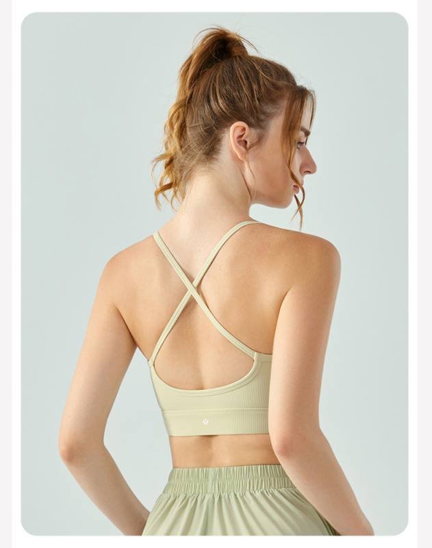 Lululemon soutien-gorge de sport yoga blanc