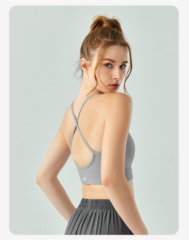 Lululemon soutien-gorge de sport yoga blanc