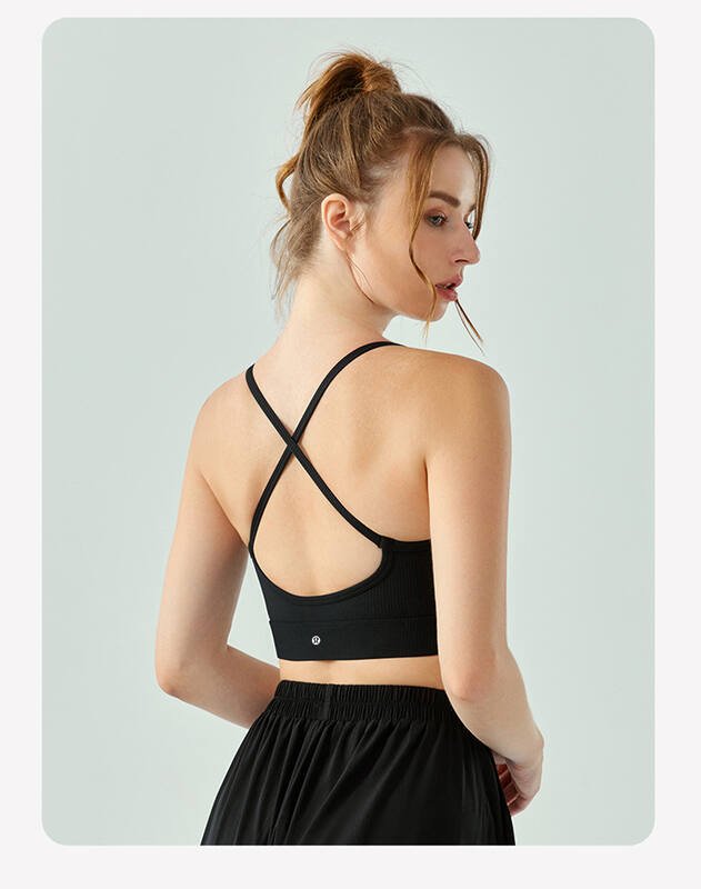 Lululemon soutien-gorge de sport yoga blanc
