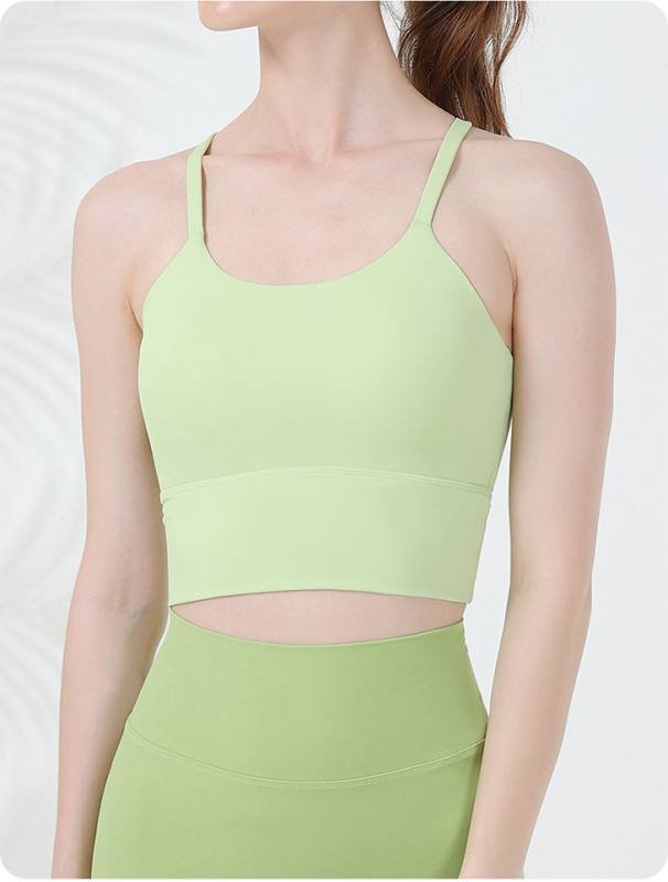 Lululemon debardeur yoga bleu clair