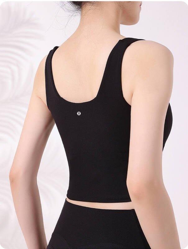 Lululemon tanque yoga blanco