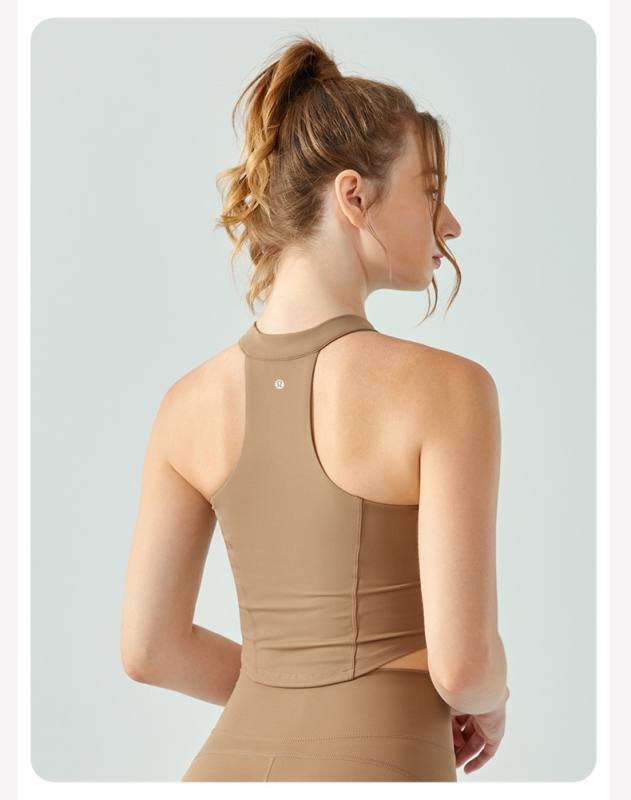 Tanque de entrenamiento Lululemon marron