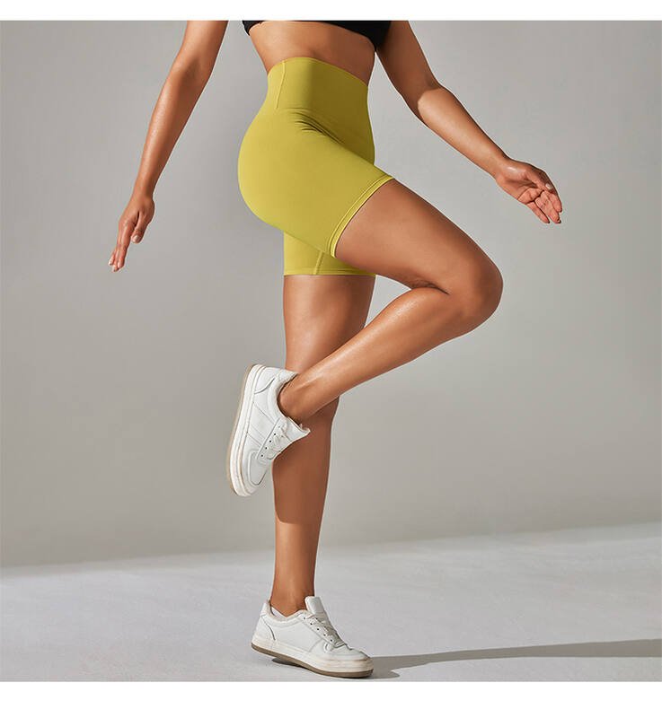 Short d'entrainement Alo Airlift gris et jaune