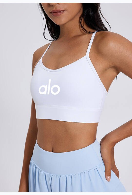 Alo sports bra training pink