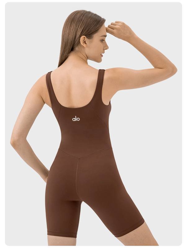 Alo set yoga marrone