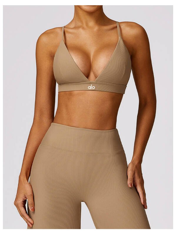 Alo sports bra studio dark gray
