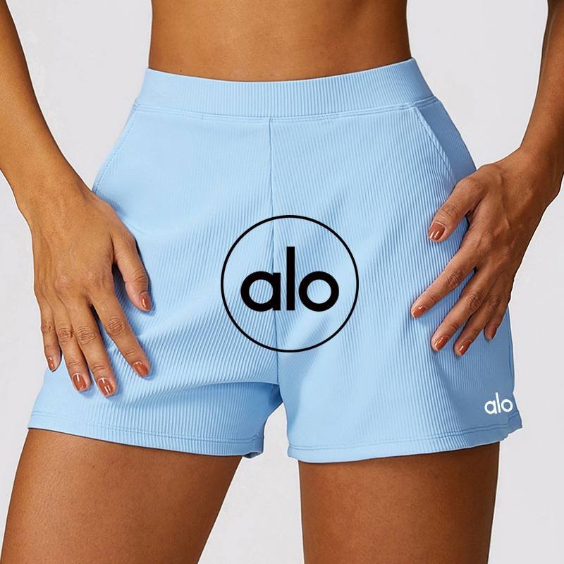 Alo shorts training blue-gray